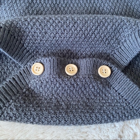 BABY GIRL KNIT RUFFLE LONG SLEEVE ROMPER - Picture 7 of 10